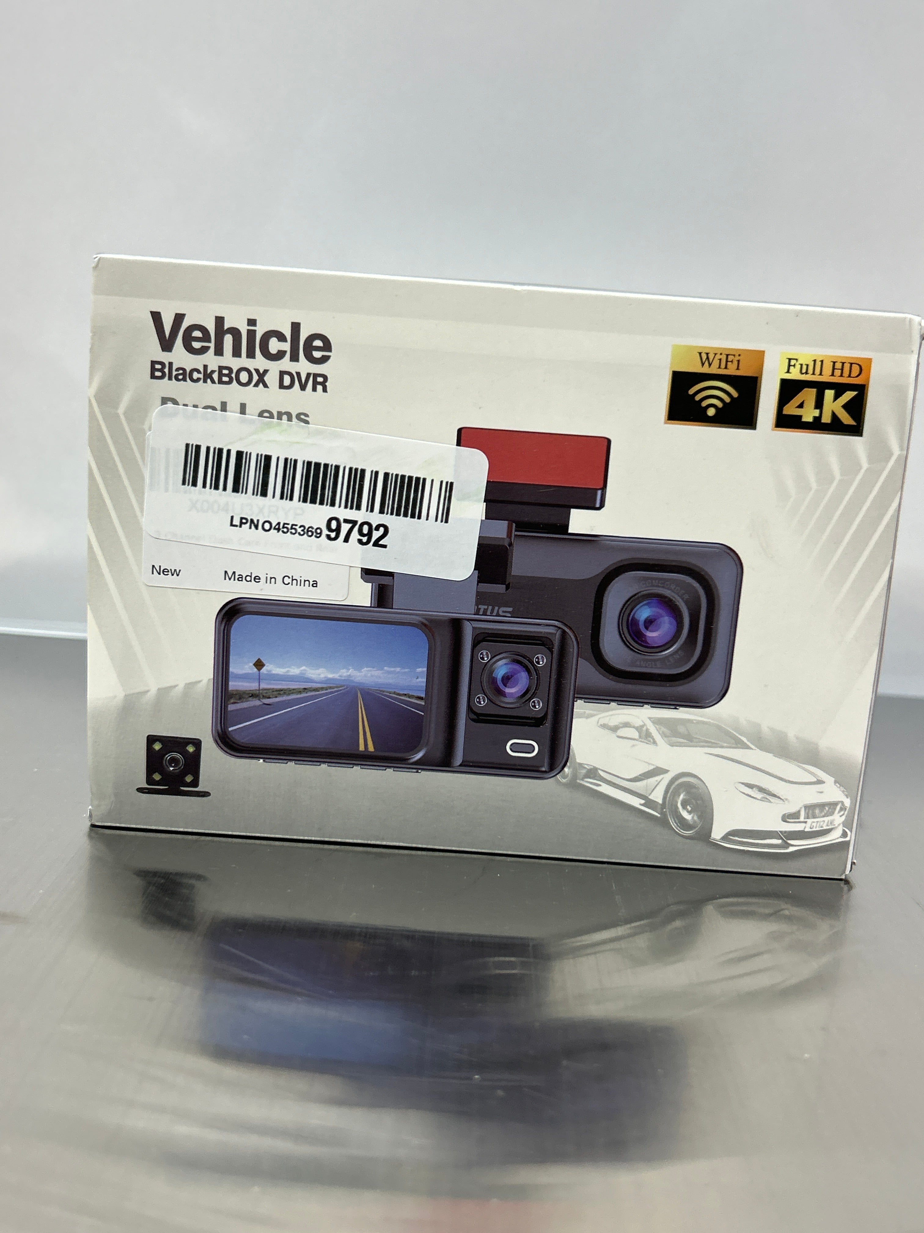 3 Channel 4K Dash Cam with 5GHz WiFi & APP Control, 4K+1080P+1440P Dash Cam Front and Rear Inside with 64GB Card, Dash Camera for Cars with Night Vision, Loop Recording, 24H Parking Mode, G-Sensor