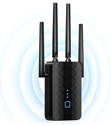 WiFi Extender Signal Booster,WiFi Extender Dual Band for Home，New Gen 6X Faster Internet Booster Extender, WiFi Repeater Coverage up to 10K sq.ft and 65 Devices(1000M)