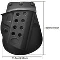 Funda OWB para Pistola 1911 de 5" – Polímero Duradero con Paleta Ajustable para Porte Externo