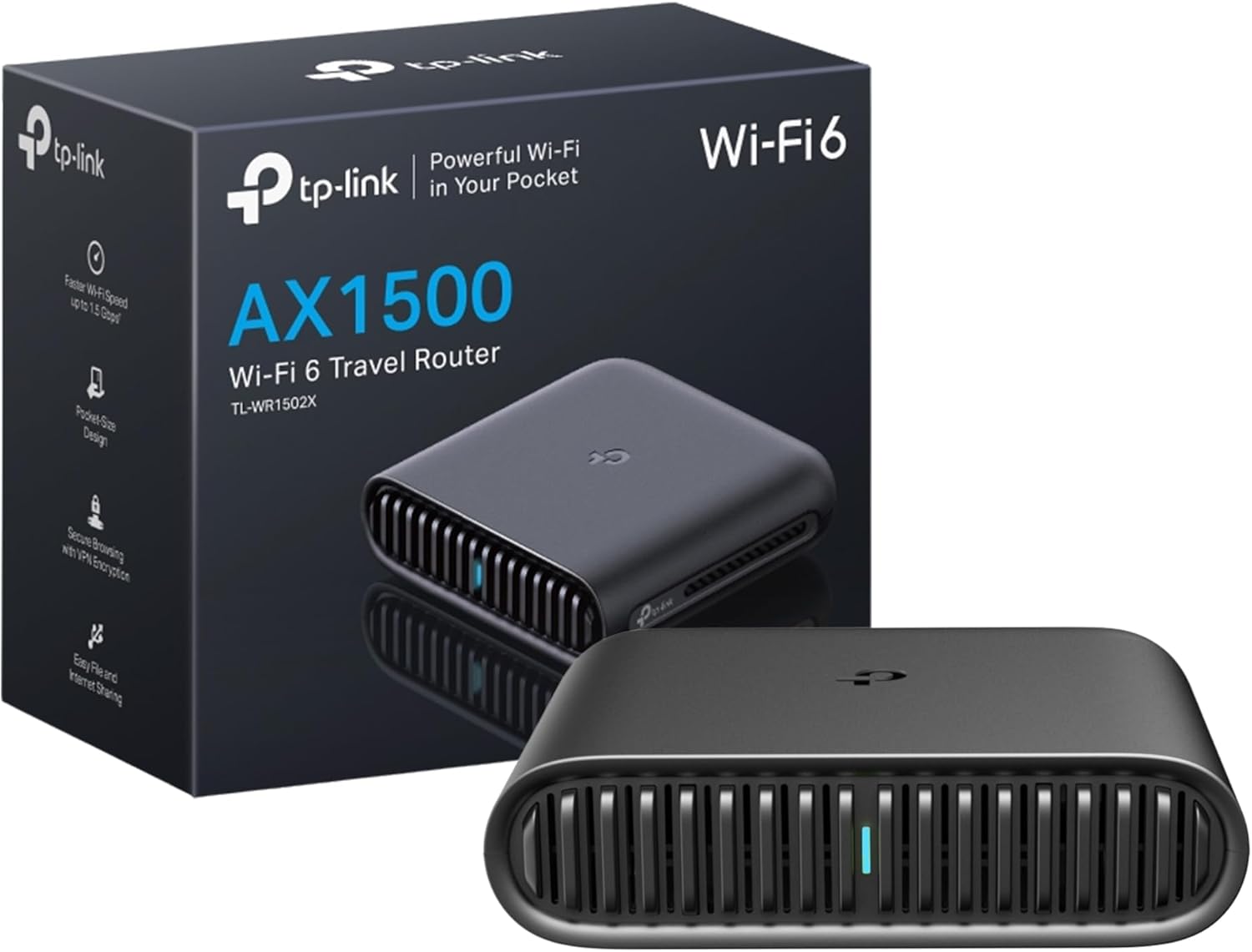TP-Link Travel Router TL-WR1502X Wi-Fi 6 AX1500