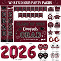 ⚠️ NO INCLUYE LOS GLOBOS DE 2026 | Kit Decorativo de Graduación 2026 – Suministros y Accesorios