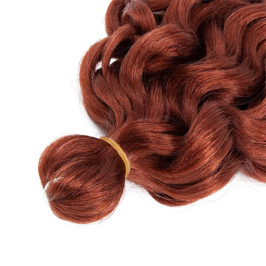 Extensiones de Cabello Ondulado Ombré para Cola de Caballo – Trenzas Crochet Sintéticas