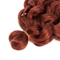 Extensiones de Cabello Ondulado Ombré para Cola de Caballo – Trenzas Crochet Sintéticas