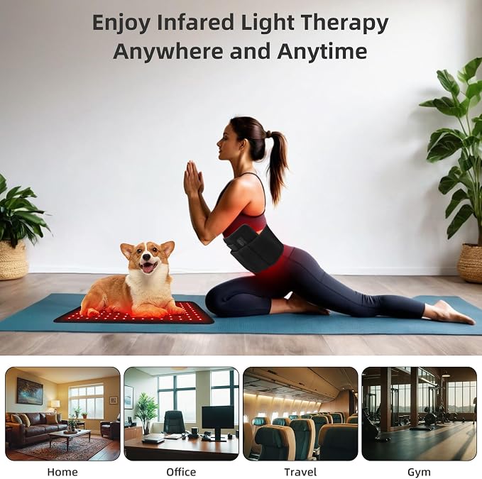 Pad de Terapia de Luz Roja e Infrarroja Cercana | Alivio Muscular y Recuperación Corporal