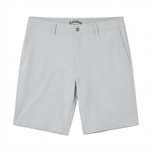 243) Shorts Chino de Golf Callaway para Hombre con Cierre de Botón – Talla 26 | Gris Perla