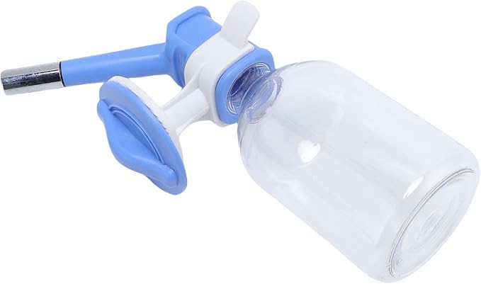 Botella Colgante para Mascotas | Alimentación Automática Gran Capacidad | Azul