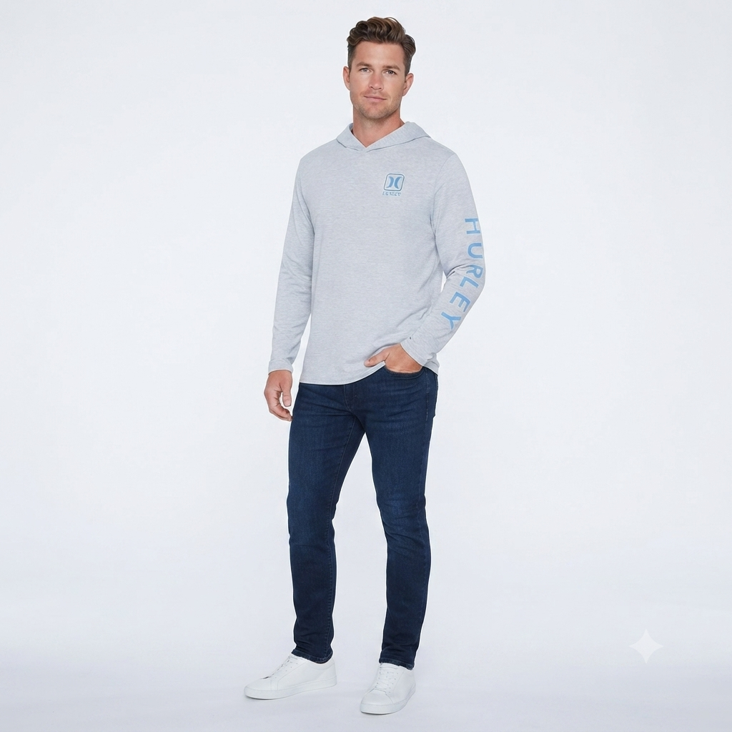 277) Hurley Icon Hoodie Manga Larga con Capucha – Talla XXL