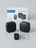 Timbre Inalámbrico SadoTech – Kit de 1 Transmisor y 2 Receptores