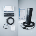 Kit de Antena HDTV Digital para Interiores con Amplificador y Cable Coaxial de Largo Alcance