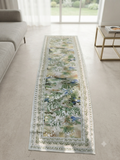 Alfombra Pasillero con Diseño Botánico – Decoración Natural para el Hogar