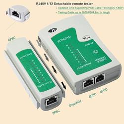 Kit de herramientas de crimpado RJ45 para Ethernet de 8P-Cat7 Cat6 Cat5 6P, conector telefónico, herramienta de crimpado de red RJ45 con probador de cables, cubre conectores