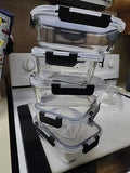 Contenedores de Vidrio para Alimentos (Glass Food Storage Containers) – Herméticos, Aptos para Microondas, Horno y Lavavajillas