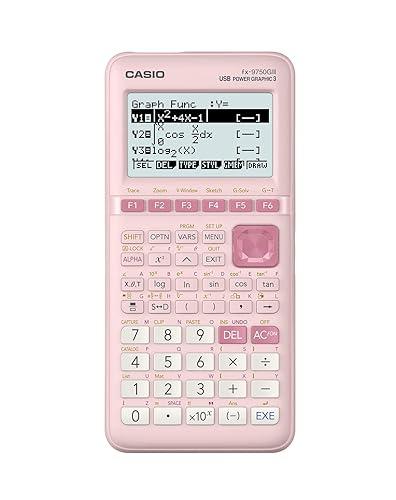 Casio fx-9750GIII – Calculadora Gráfica | Pantalla Natural | Programación Python | STEM y Exámenes | Rosa