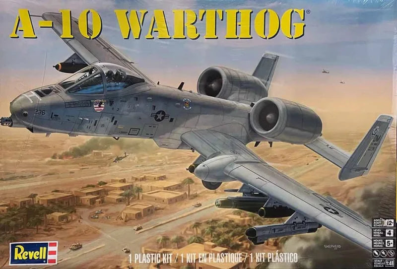 NUEVO Kit Modelo Avión Warthog Revell 2017 Fuerza Aérea de los Estados Unidos A10 Escala 1:48