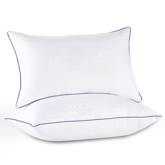 Almohadas Queen Sasttie | Juego de 2 | Alternativa al Plumón 40/60 | Calidad Hotel