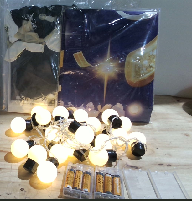 KIT de decoración para fiestas con temática navideña / estrella de Belén (ARTICULO VIENE COMO SE MUESTRA EN LA IMAGEN 2 )