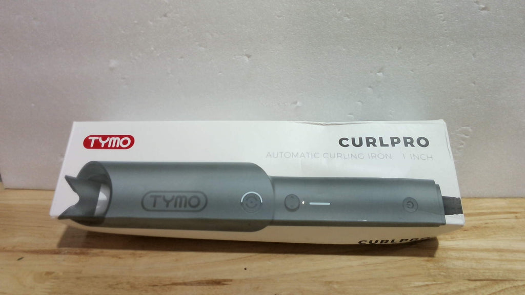 TYMO CurlPro Rizador Automático Giratorio 1" - Cerámico, Voltaje Dual, Gris