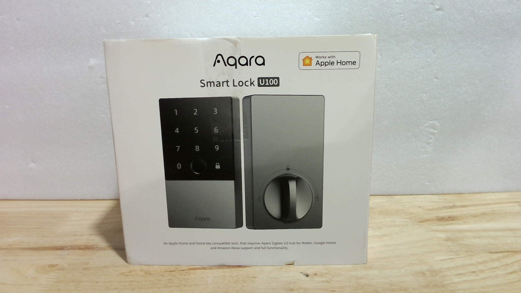Cerradura Inteligente Aqara U100 | Huella, Apple Home Key y Teclado Táctil | IP65 | HomeKit, Alexa, Google