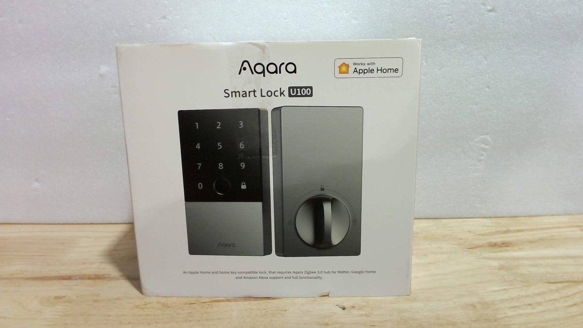 Cerradura Inteligente Aqara U100 | Huella, Apple Home Key y Teclado Táctil | IP65 | HomeKit, Alexa, Google