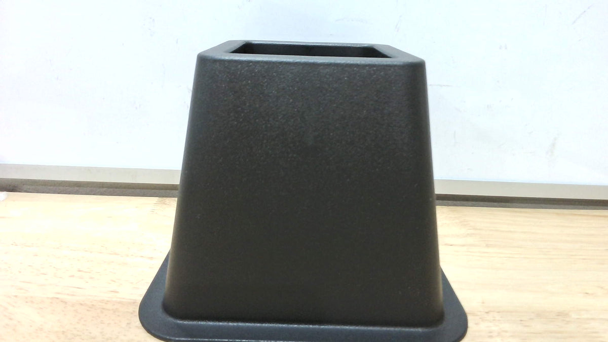 Elevadores de Cama Mezchi 4" Pack 6 Pzs | Uso Rudo, Soportan 2200 lbs | Antideslizantes y Apilables