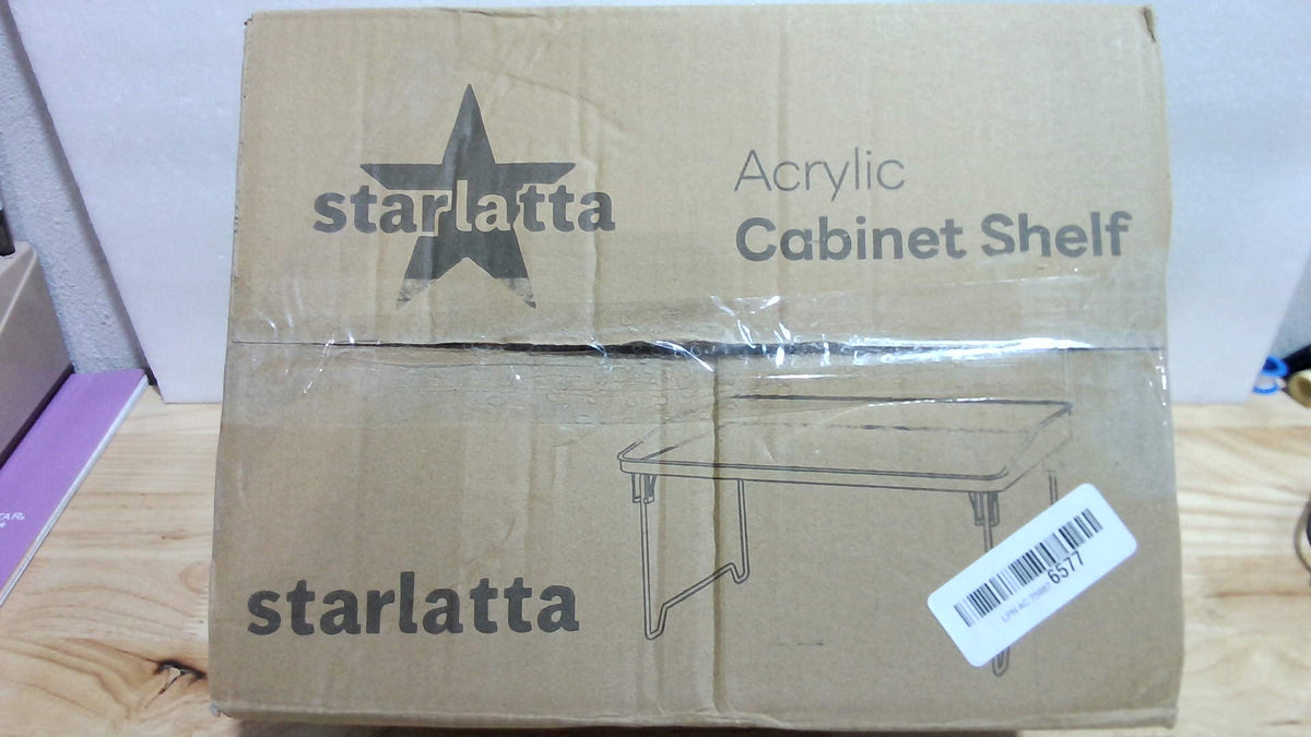 Organizador de Gabinete Acrílico STARLATTA | 4 Piezas Apilables | Transparente | Para Cocina, Baño, Maquillaje y Despensa