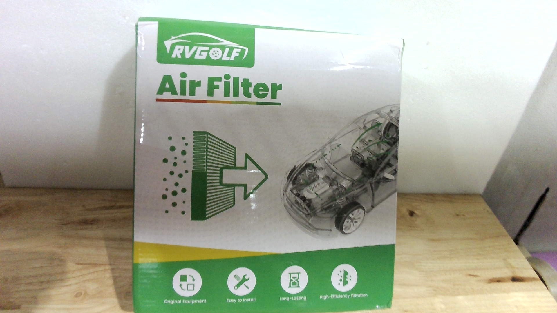 Juego de Filtros de Aire del Motor+Cabina Compatible con 2021 2022 2023 2024 2025 2026 Nissan Rogue Filtro AC con Carbón Activado Combo de Reemplazo Accesorios Automotrices# 16546-6RA0A