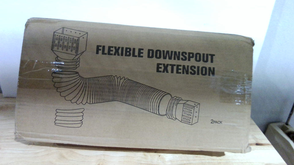 Extensiones Flexibles para Bajantes de Canaletas | Pack x2 | 20-59 Pulgadas | Blanco
