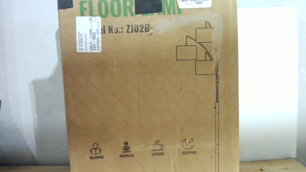 Lámpara de Pie 3 Luces | Control Remoto | 2400LM | Pantallas Negras | 80" | ⚠️ No Incluye Difusores de Luz