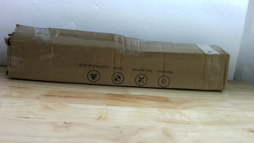 Barra de Cortina de Ducha Curvada Marrón Ajustable 42"-72" | Acero Inoxidable Expandible para Baño