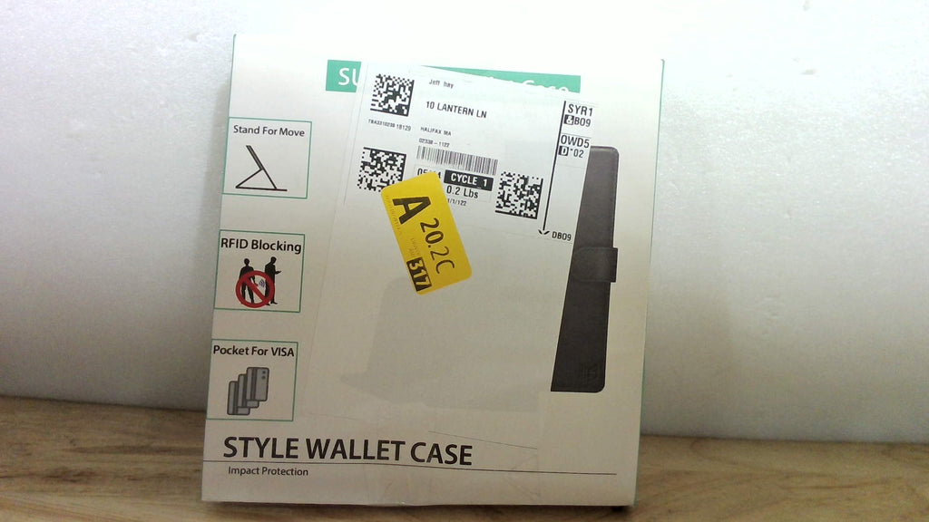 Funda Cartera SUANPOT para T-Mobile Revvl V+ 5G – Bloqueo RFID y Tarjetero de Piel Sintética