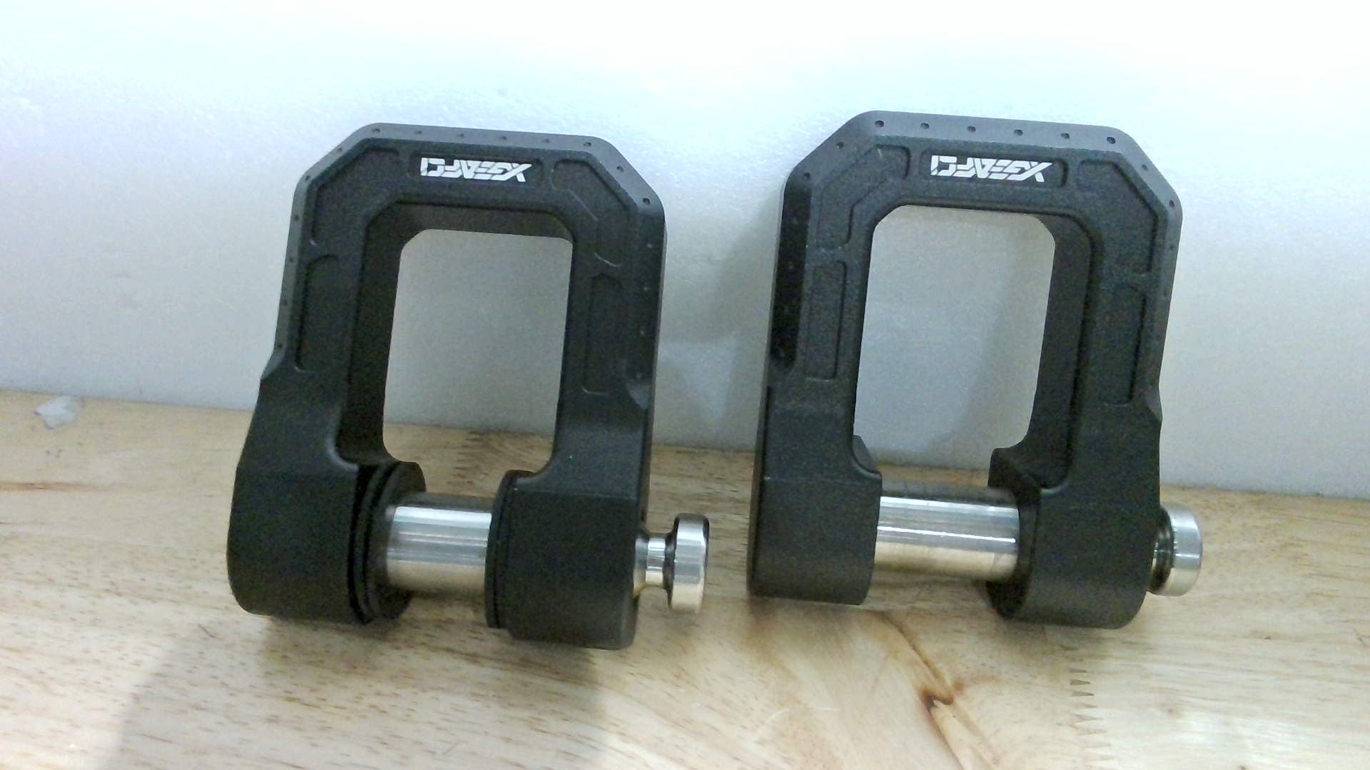 Grilletes D Ring de Aluminio Forjado – Pack de 2 | Para Remolque, Recuperación Vehicular y Off-Road