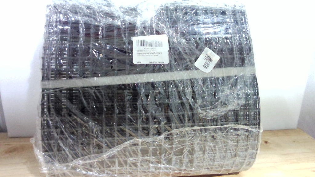 18 piezas de protectores de plantas de alambre grandes de 24'' x 12'' contra animales, paquete de 6 jaulas metálicas para plantas de alambre de gallinero tipo campana con estacas para el suelo