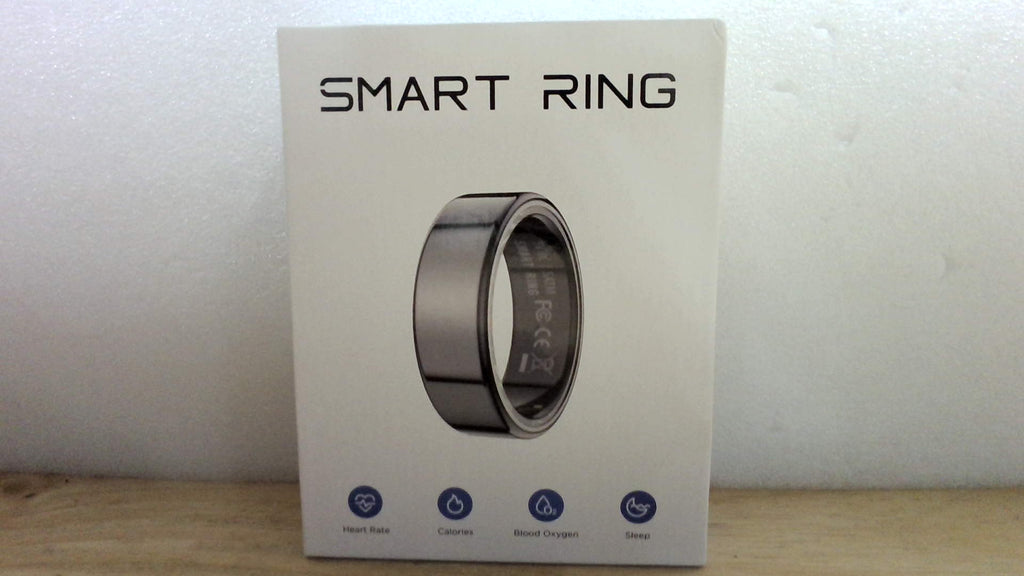 Smart Ring Negro – Anillo Inteligente de Monitoreo de Salud y Actividad
