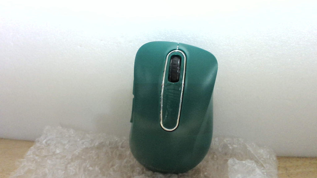 Ratón Inalámbrico 2.4G 1400 DPI 5 Botones – Verde Oscuro | Receptor USB Portátil