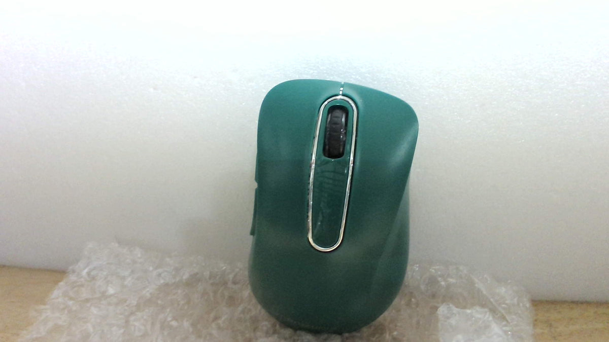 Ratón Inalámbrico 2.4G 1400 DPI 5 Botones – Verde Oscuro | Receptor USB Portátil