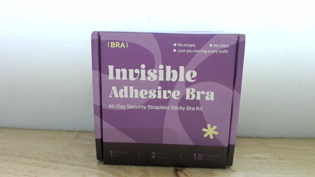 Invisible Strapless Sticky Bra Push up for Women, Ultra Adhesive Bra for Backless Dress, Cleavage Bra Lift Novelty Bras.Talla B