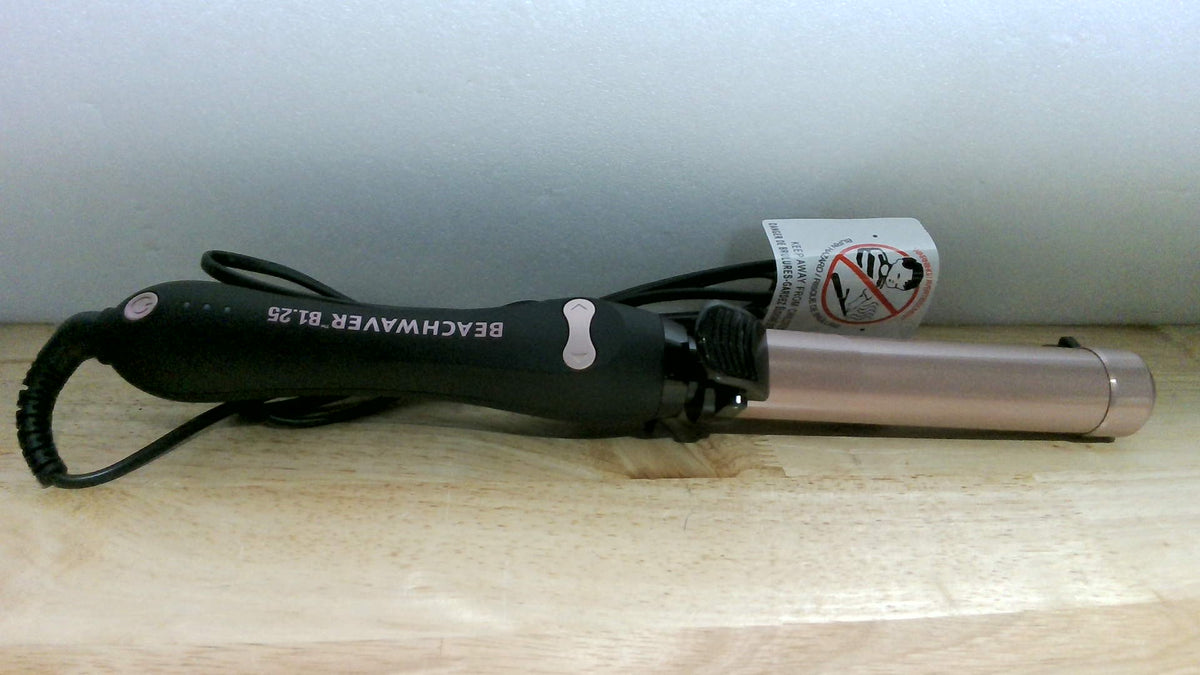 The Beachwaver Co. Rizador Automático B1.25 Rosa Medianoche – Cerámico 1.25", Voltaje Dual, Apagado Automático