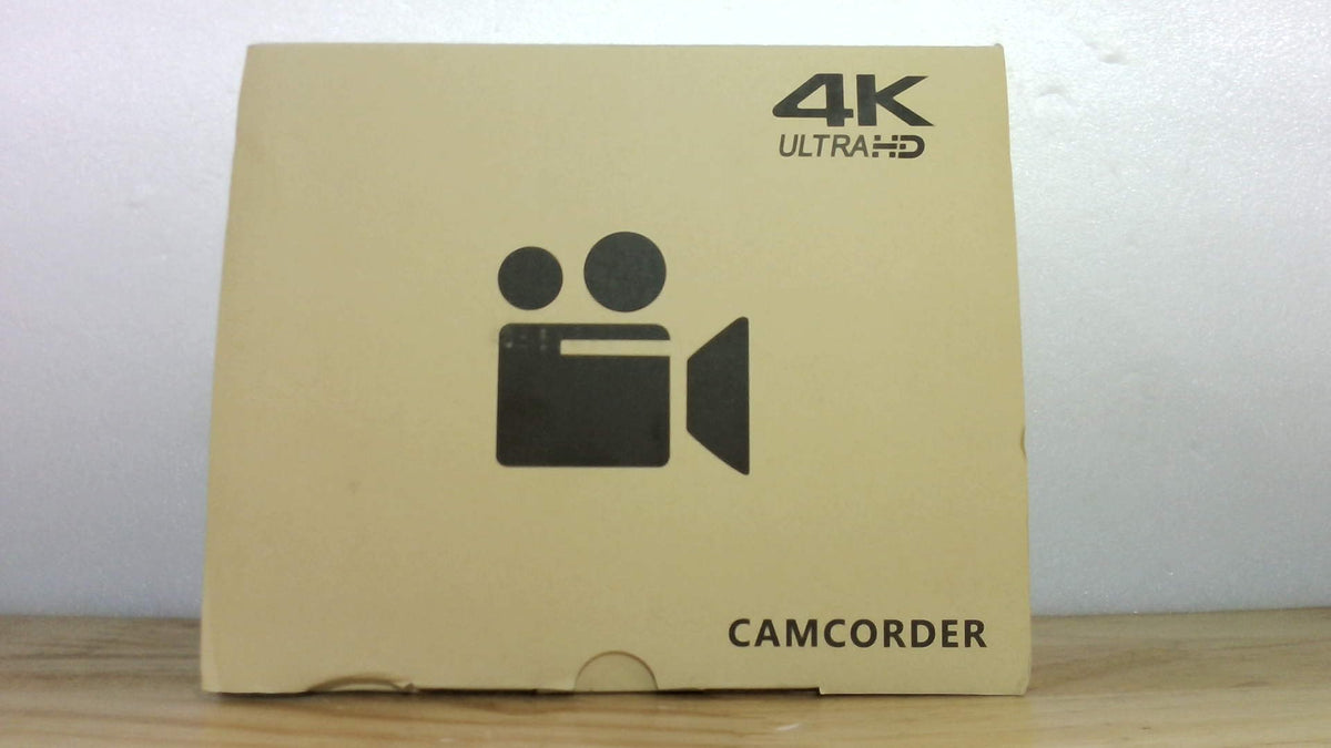 Videocámara 4K Ultra HD 48MP con WiFi – Cámara Vlogging para YouTube con Zoom 18X, Pantalla Táctil 7.6 cm, Micrófono, Estabilizador, Parasol, Control Remoto y 2 Baterías