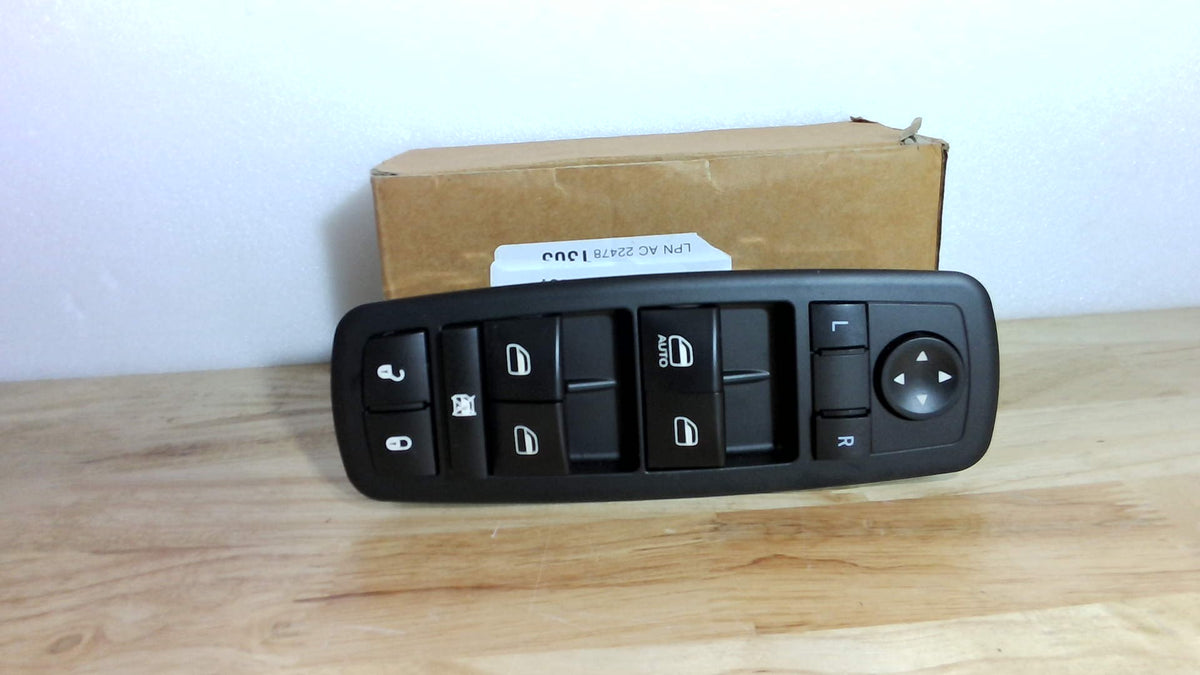 Control maestro interruptor ventana eléctrica lado conductor frente izquierda compatible Dodge Journey 2017 2018 2019, reemplaza OE# 68307001AA