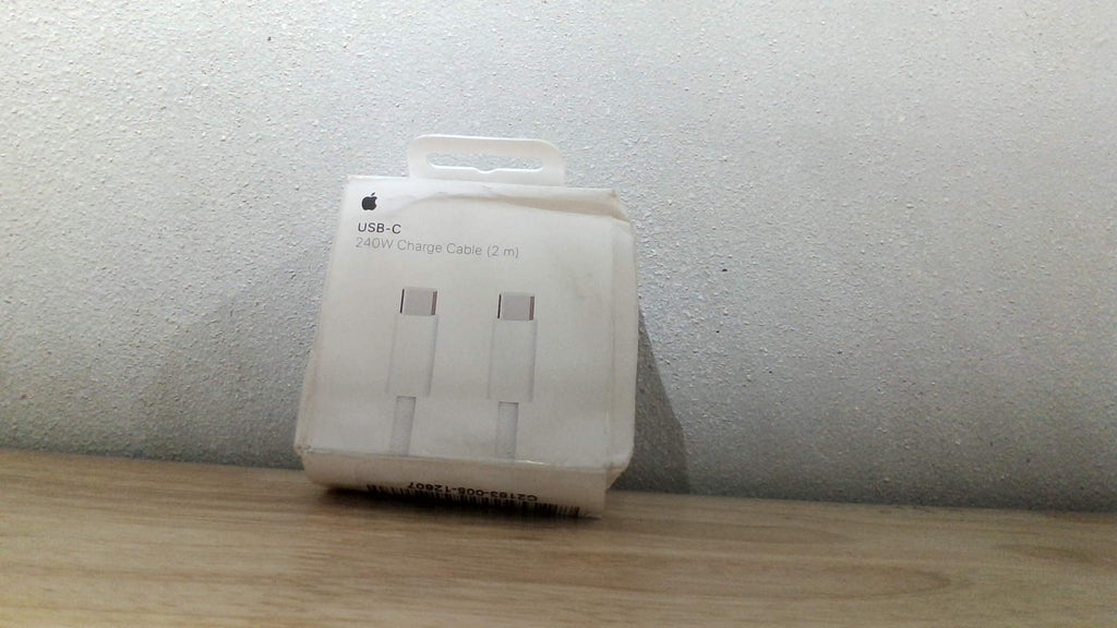 Cable USB-C a USB-C Tejido Apple 240W – 2 Metros para Carga Rápida de iPhone, iPad y MacBook