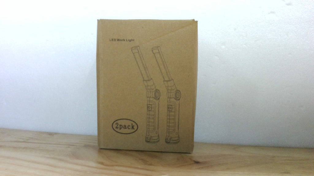 ⚠️ Solo es un Foco - Lmaytech Paquete de 2 Linternas LED Recargables con Base Magnética, Rotación 360°, Iluminación Versátil para Reparaciones, Uso Exterior, Regalo Hombres