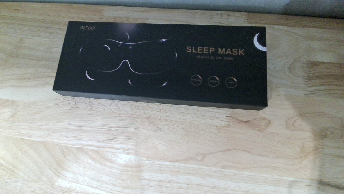 Antifaz de Lujo MZOO 3D para Dormir – Sin Presión Ocular, Bloqueo Total de Luz, Ideal para Dormir de Lado y Viajes | Gris