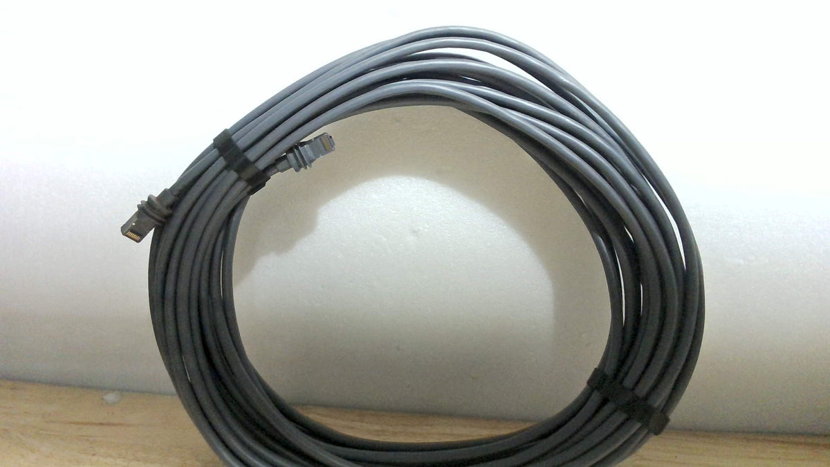 looyotul Cable Starlink Gen 3 de 15.2 m, Cable de Extensión de Reemplazo de Satélite Rectangular V3 de Alta Velocidad, Cordón Ethernet Duradero, Resistente a la Intemperie, Resistencia a Altas Temperaturas, Uso Interior/Exterior