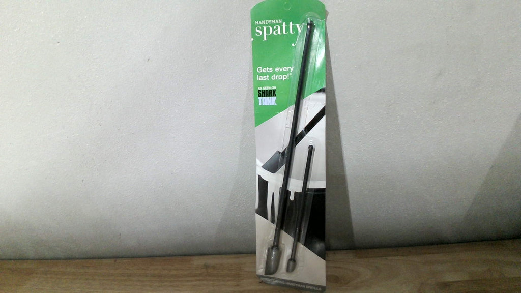 Juego de Esptulas Spatty Daddy, 15 y 30 cm Negro, Herramienta Raspadora de Pintura, Esparcidor de Pegamento, Juego de Raspadores DIY, Accesorios de Cocina