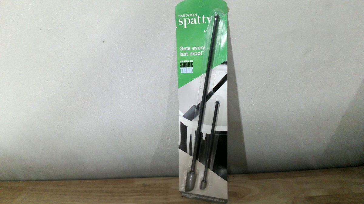 Juego de Esptulas Spatty Daddy, 15 y 30 cm Negro, Herramienta Raspadora de Pintura, Esparcidor de Pegamento, Juego de Raspadores DIY, Accesorios de Cocina