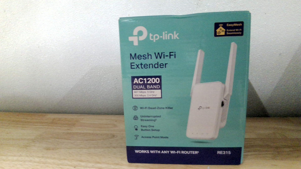Extensor Wi-Fi TP-Link RE315 AC1200 OneMesh – Hasta 1200 Mbps, Doble Banda, App Tether