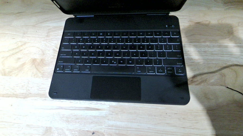 Funda con Teclado ESR Rebound 360 para iPad Pro 12.9" – Soporte Magnético, Trackpad, Negro