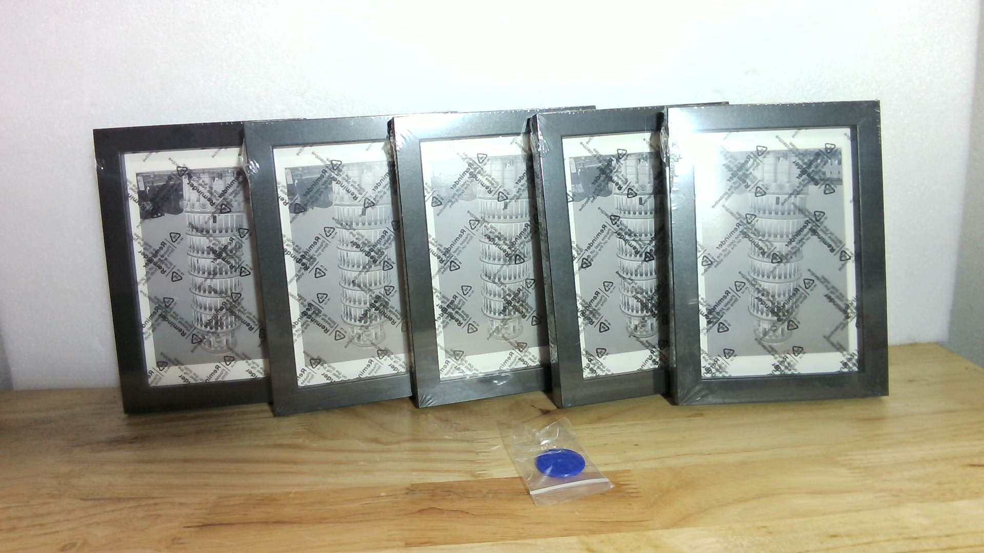 Juego de 5 portarretratos de 4 x 6, para galería de fotos