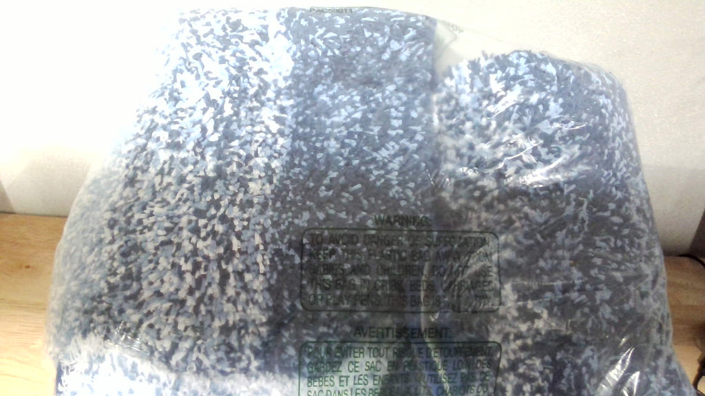 Juego Alfombras Baño OLANLY 3 Piezas, Microfibra Suave Absorbente, Tapetes Baño y Alfombra WC Forma U, Esponjoso, Marino, 30x20+24x16+24x20 Pulgadas
