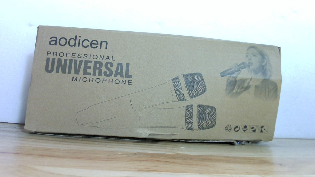 Micrófono inalámbrico de karaoke, sistema de micrófono de mano sin demoras con receptor recargable